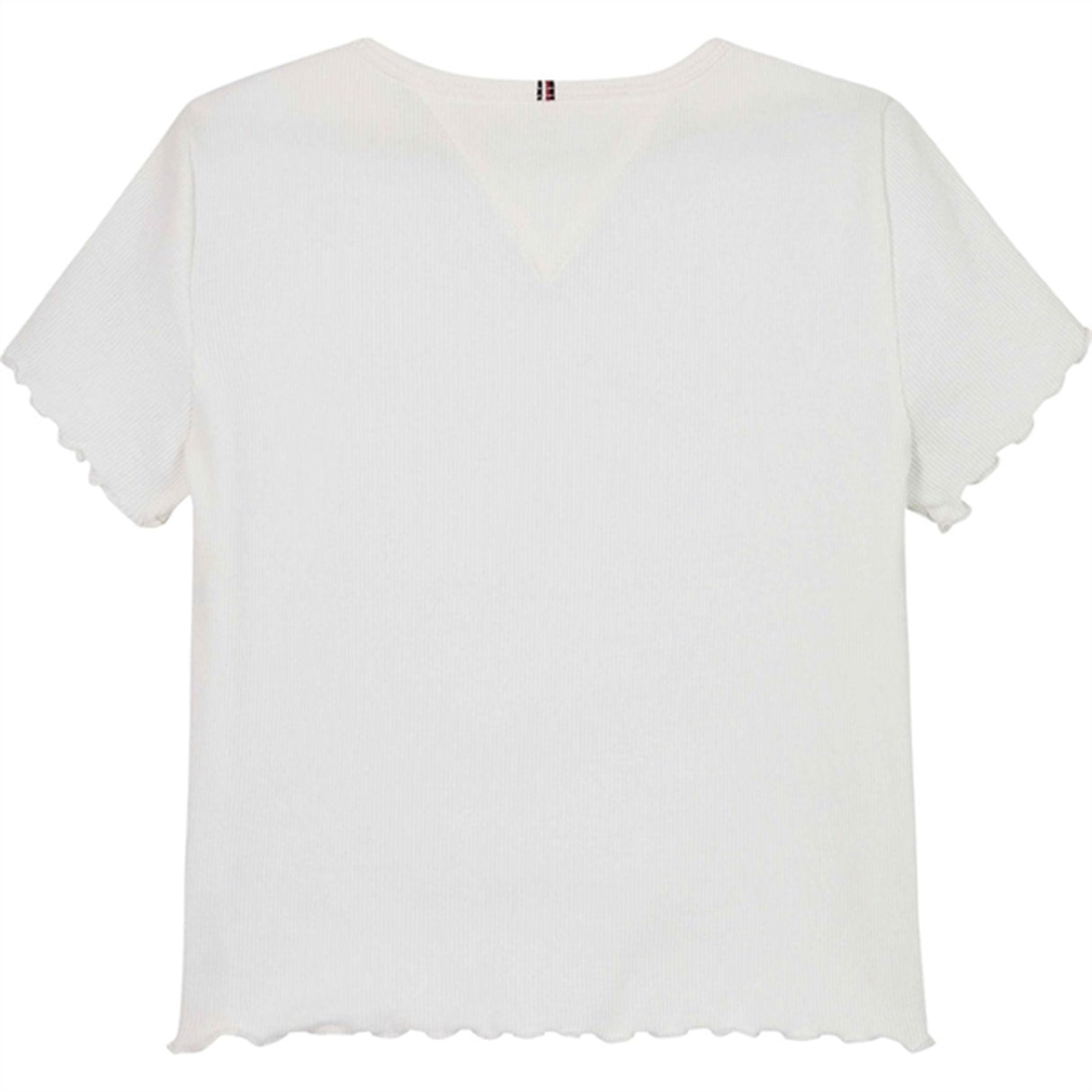 Tommy Hilfiger Essential Rib Bluse White 6