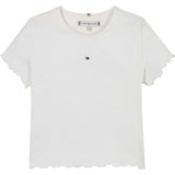 Tommy Hilfiger Essential Rib Bluse White