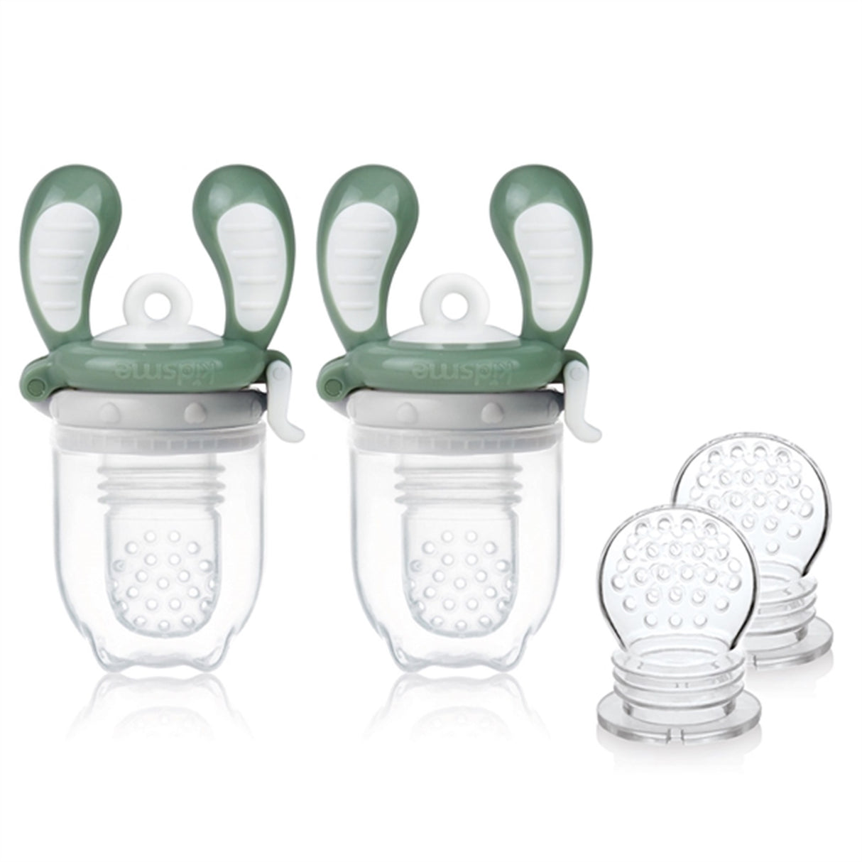 Kidsme Food Feeder Startsæt 2-pak Green