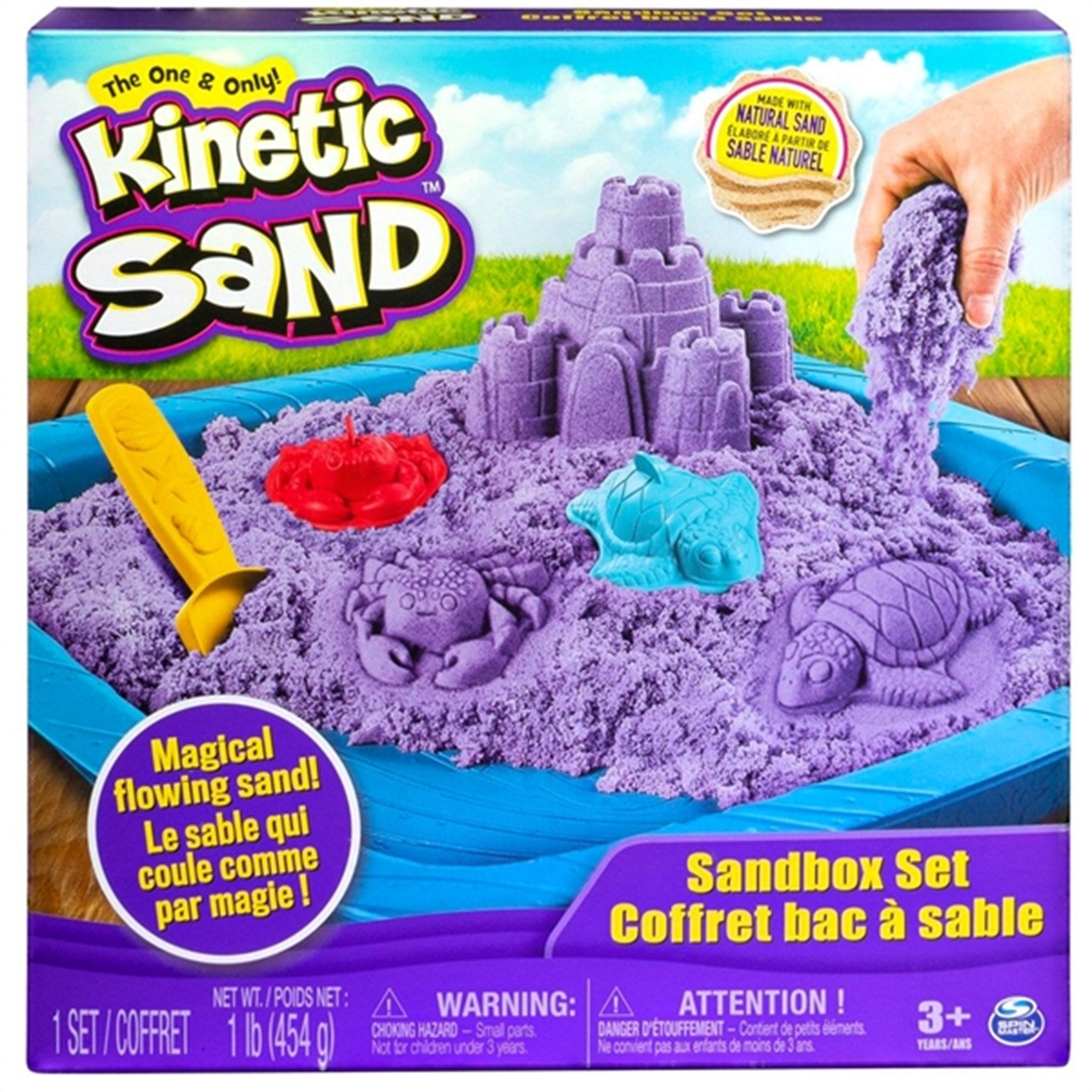 Kinetic Sand Sandkasse Lilla