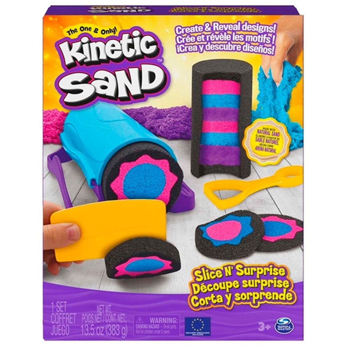 Kinetic Sand Slice N' Surprise