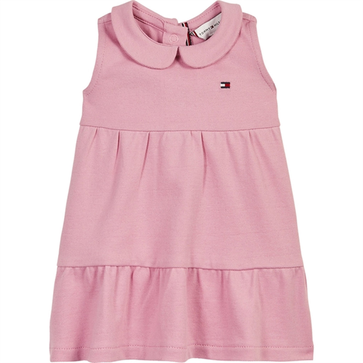 Tommy Hilfiger Baby Flag Pique Kjole Broadway Pink