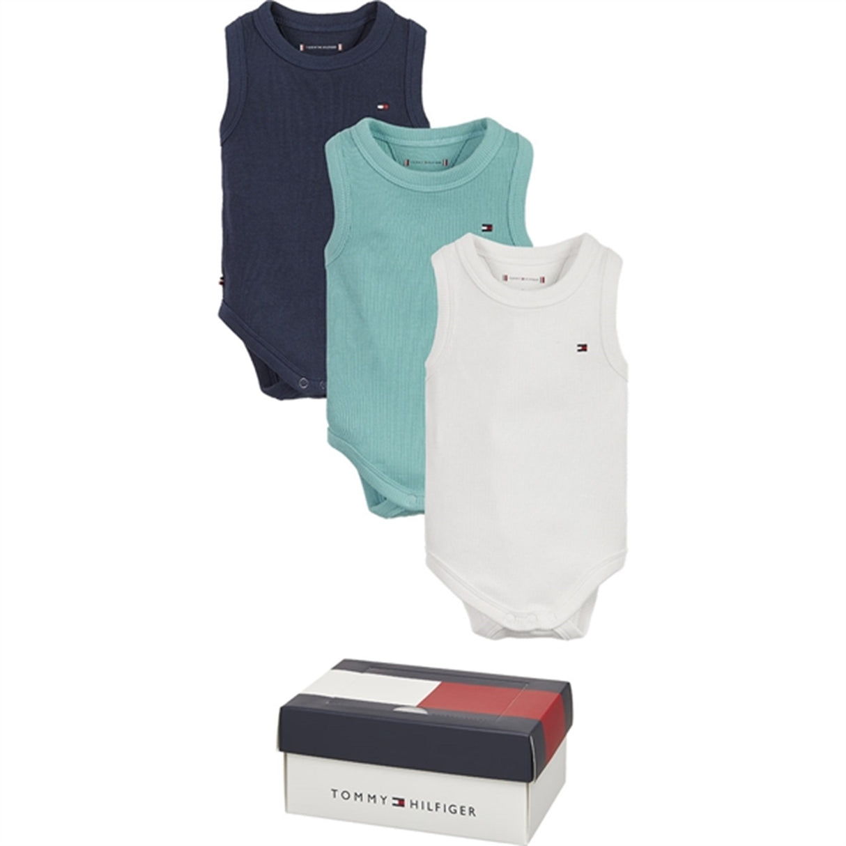 Tommy Hilfiger Baby Body Gaveæske 3-pak Crest