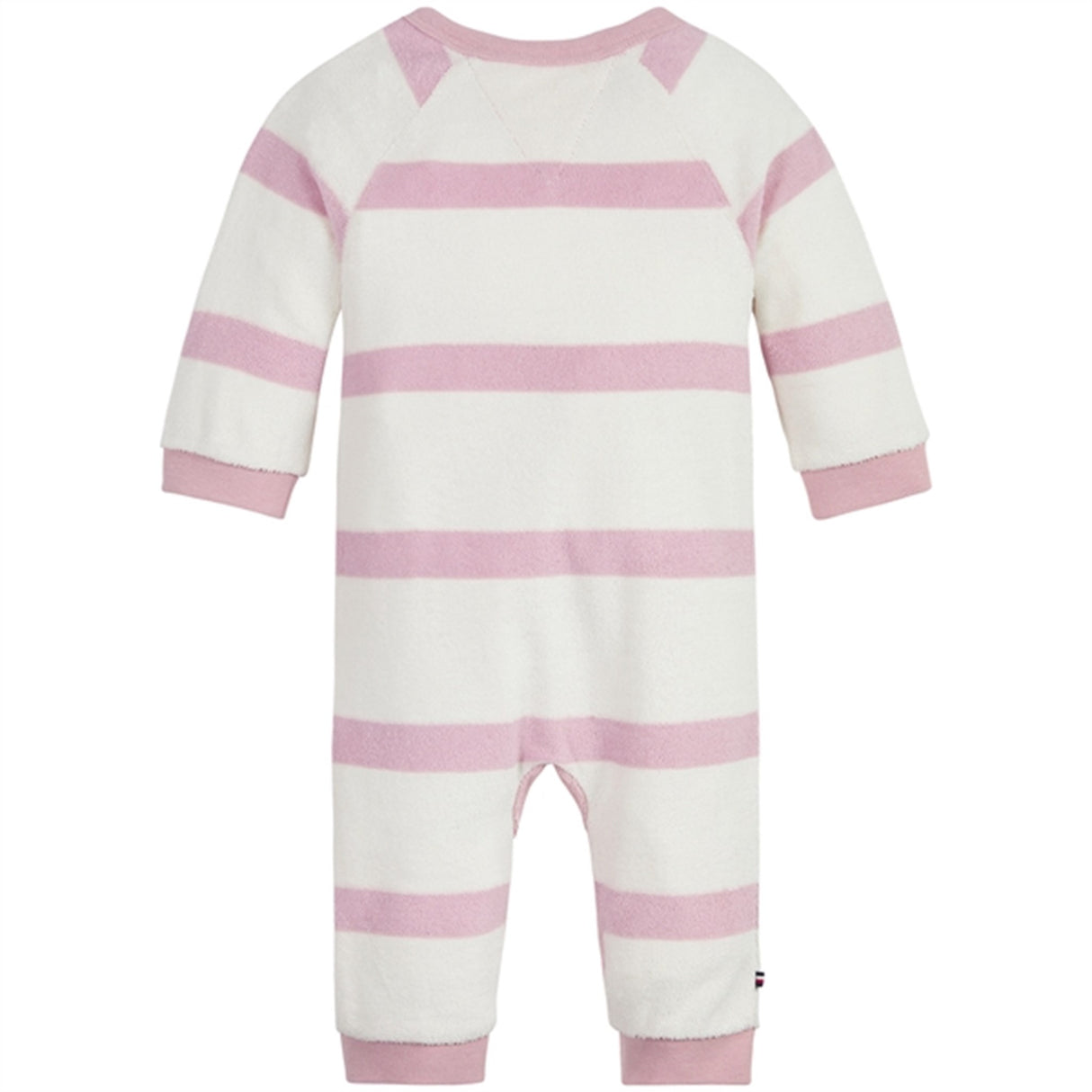 Tommy Hilfiger Baby Striped Towelling Heldragt Pink Shade / Ancient White Stripe 2