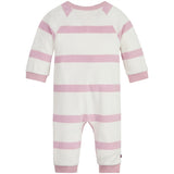 Tommy Hilfiger Baby Striped Towelling Heldragt Pink Shade / Ancient White Stripe 2