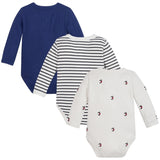 Tommy Hilfiger Baby Body Gaveæske 3-Pak Pilot Blue 2