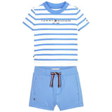 Tommy Hilfiger Baby Essential Striped Sæt Skysail