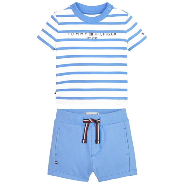 Tommy Hilfiger Baby Essential Striped Sæt Skysail