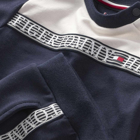 Tommy Hilfiger Baby Tape Crewneck Sæt Desert Sky 2