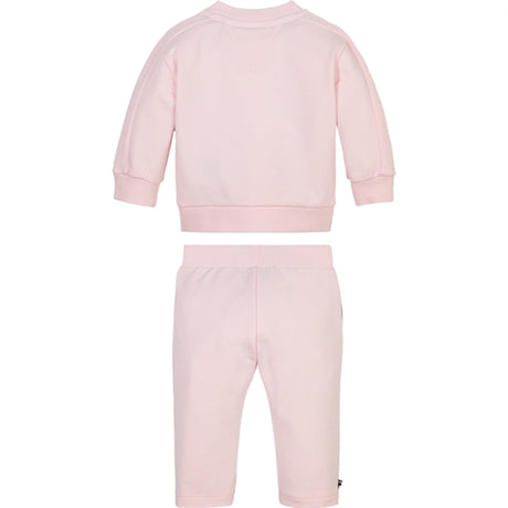 Tommy Hilfiger Baby Tape Crewneck Sæt Faint Pink 2