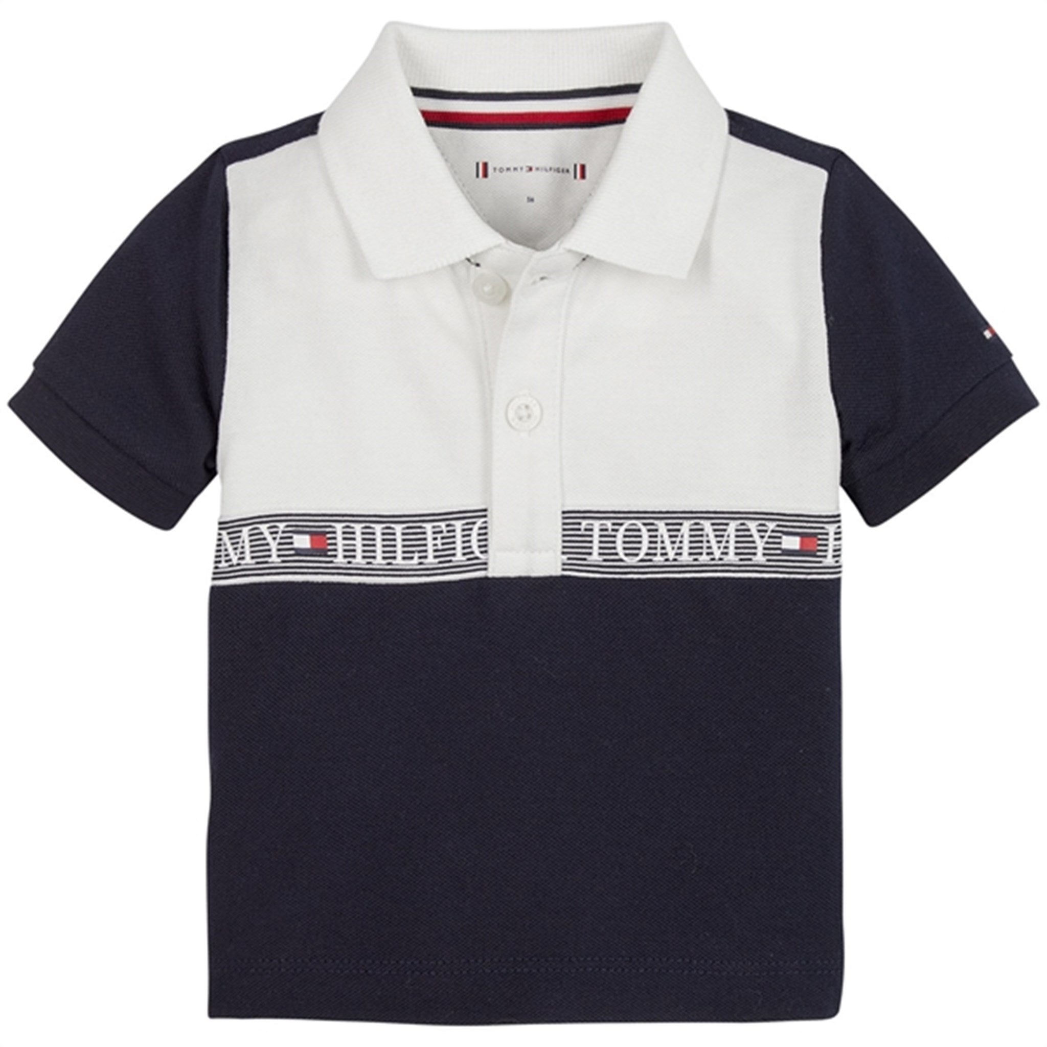 Tommy Hilfiger Baby Tape Polo T-shirt Desert Sky