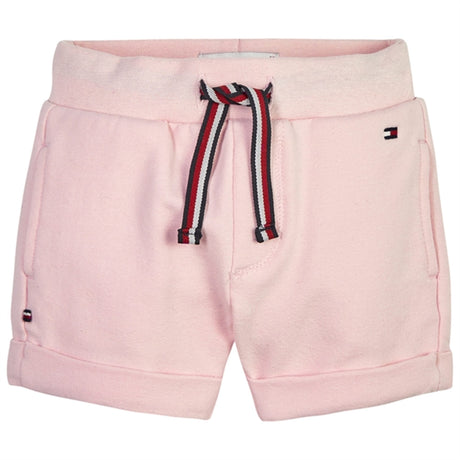 Tommy Hilfiger Baby Script Logo Sweat Shorts Faint Pink