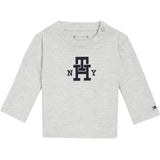 Tommy Hilfiger Baby Monogram Bluse New Light Grey Heather