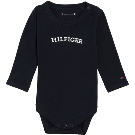 Tommy Hilfiger Baby Curved Monotype Body Desert Sky