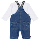 Tommy Hilfiger Baby Denim Dungaree Sæt Denim Medium