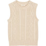 Copenhagen Colors x Luksusbaby Cream Strikket Cable Vest