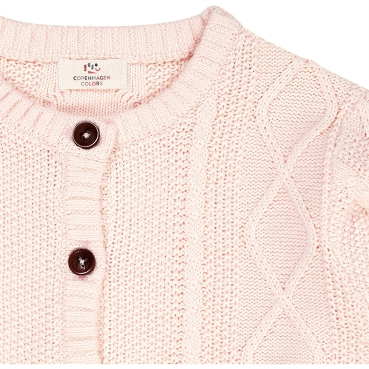 Copenhagen Colors Soft Pink Strik Cardigan 3