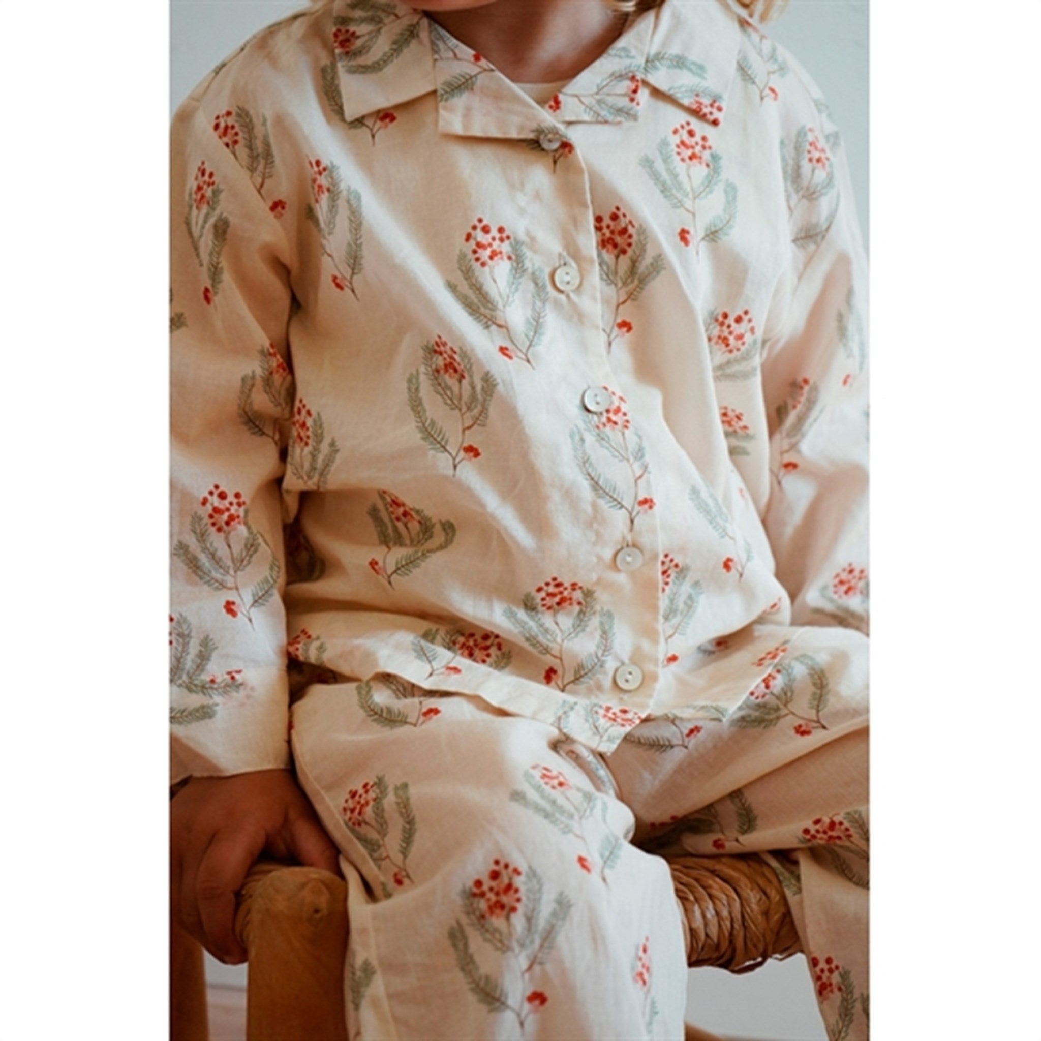 Konges Sløjd Christmas Vintage Rose Flower Pyjamas 2