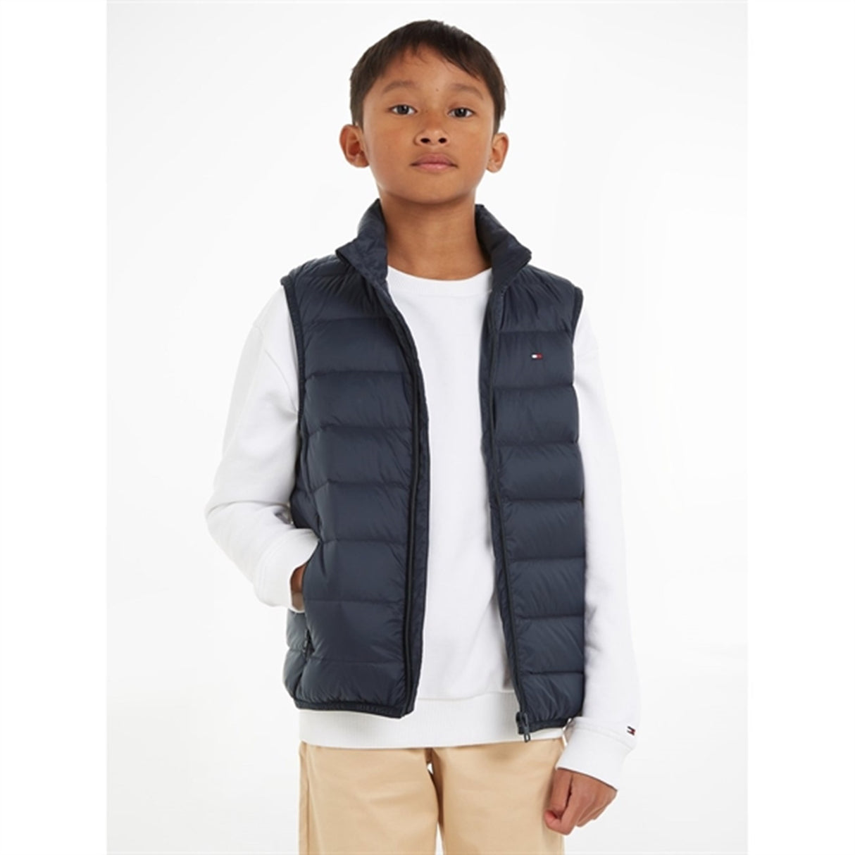 Tommy Hilfiger U Essential Light Dun Vest Desert Sky 3