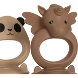 Konges Sløjd Fruit Feeder Enhjørning & Panda 2-Pak Shell/Blush 3