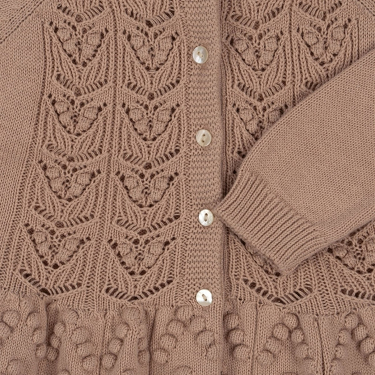 Konges Sløjd Peach Blush Cabby Strik Cardigan 6