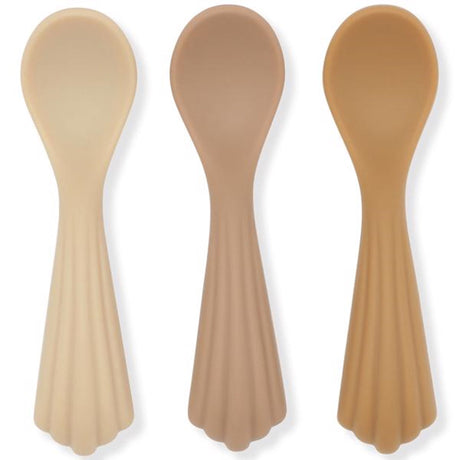 Konges Sløjd Silicone Clam Skeer 3-pak Shell