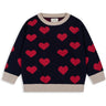 Konges Sløjd Navy Heart Lapis Strikket Bluse