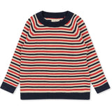 Konges Sløjd Navy Stripe Meo Strikket Bluse