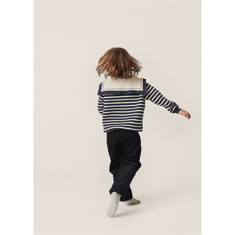 Konges Sløjd Blue Stripe Seala Strikket Bluse