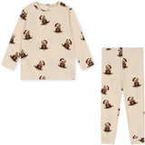 Konges Sløjd Christmas Teddy Basic Bluse/Bukser Sæt