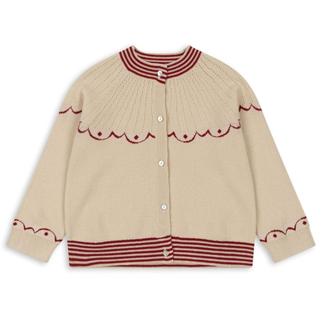 Konges Sløjd Off White Whamie Strik Cardigan