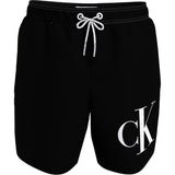 Calvin Klein Medium Drawstring Badeshorts Pvh Black