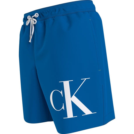 Calvin Klein Medium Drawstring Badeshorts Blue Crush 2