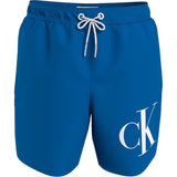 Calvin Klein Medium Drawstring Badeshorts Blue Crush