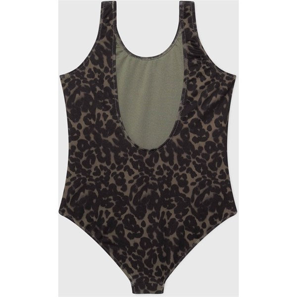 Calvin Klein Badedragt Ck Leopard Olive Aop 2