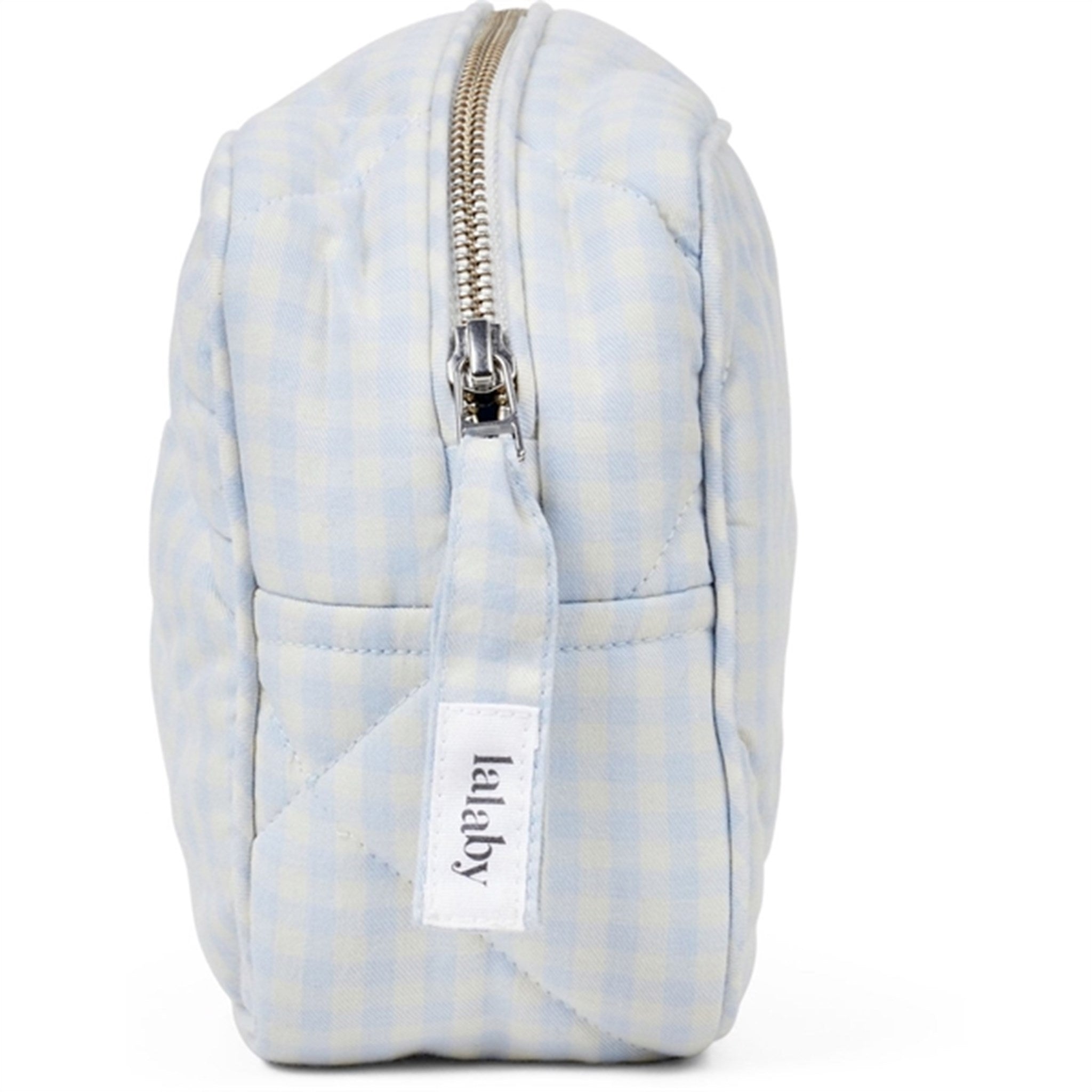 Lalaby Toilettaske Blue Gingham 4