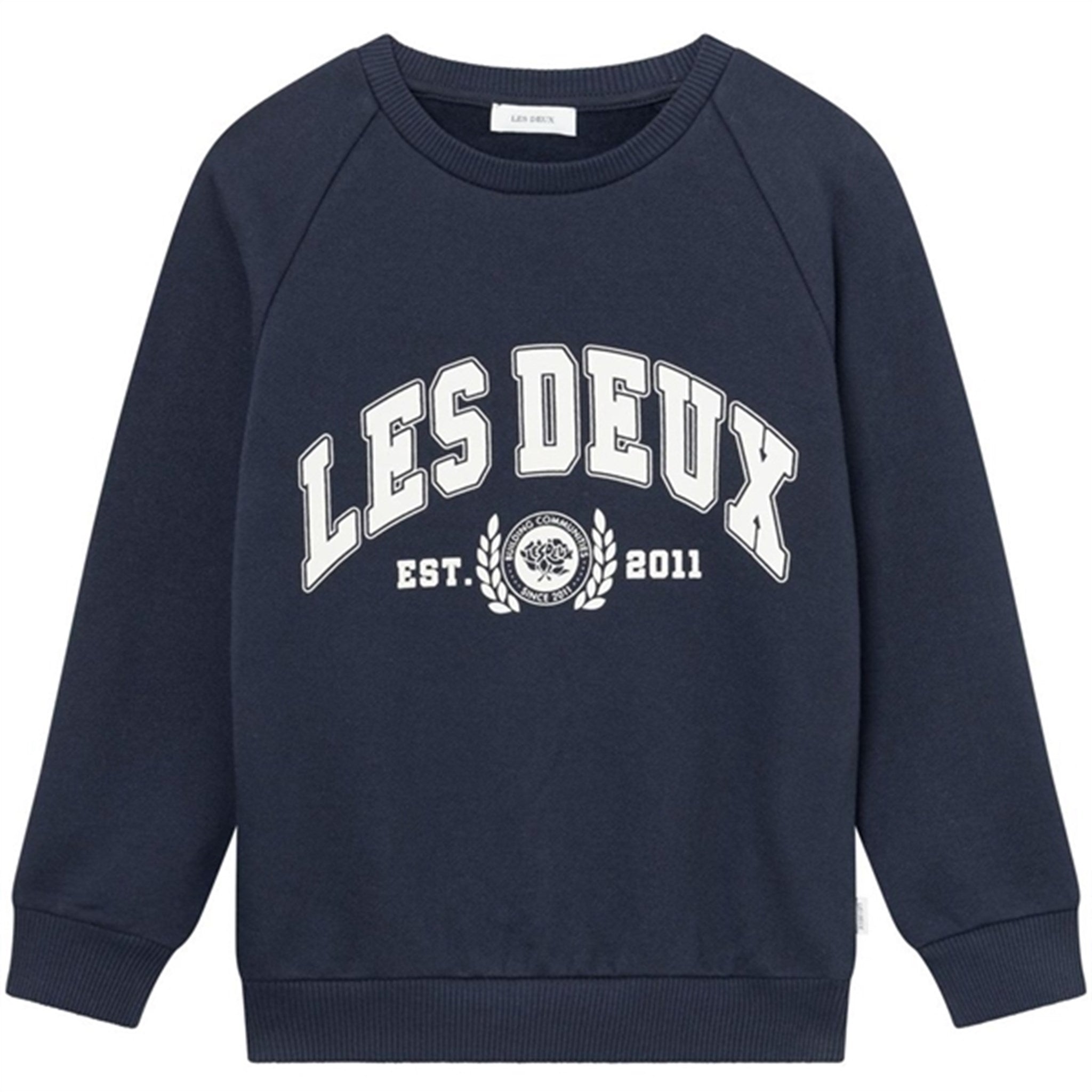 Les Deux Kids Dark Navy/Light Ivory University Sweatshirt