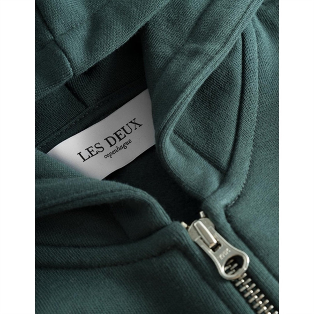 Les Deux Kids Pine Green/Dark Sand Blake Lynlås Hoodie 2