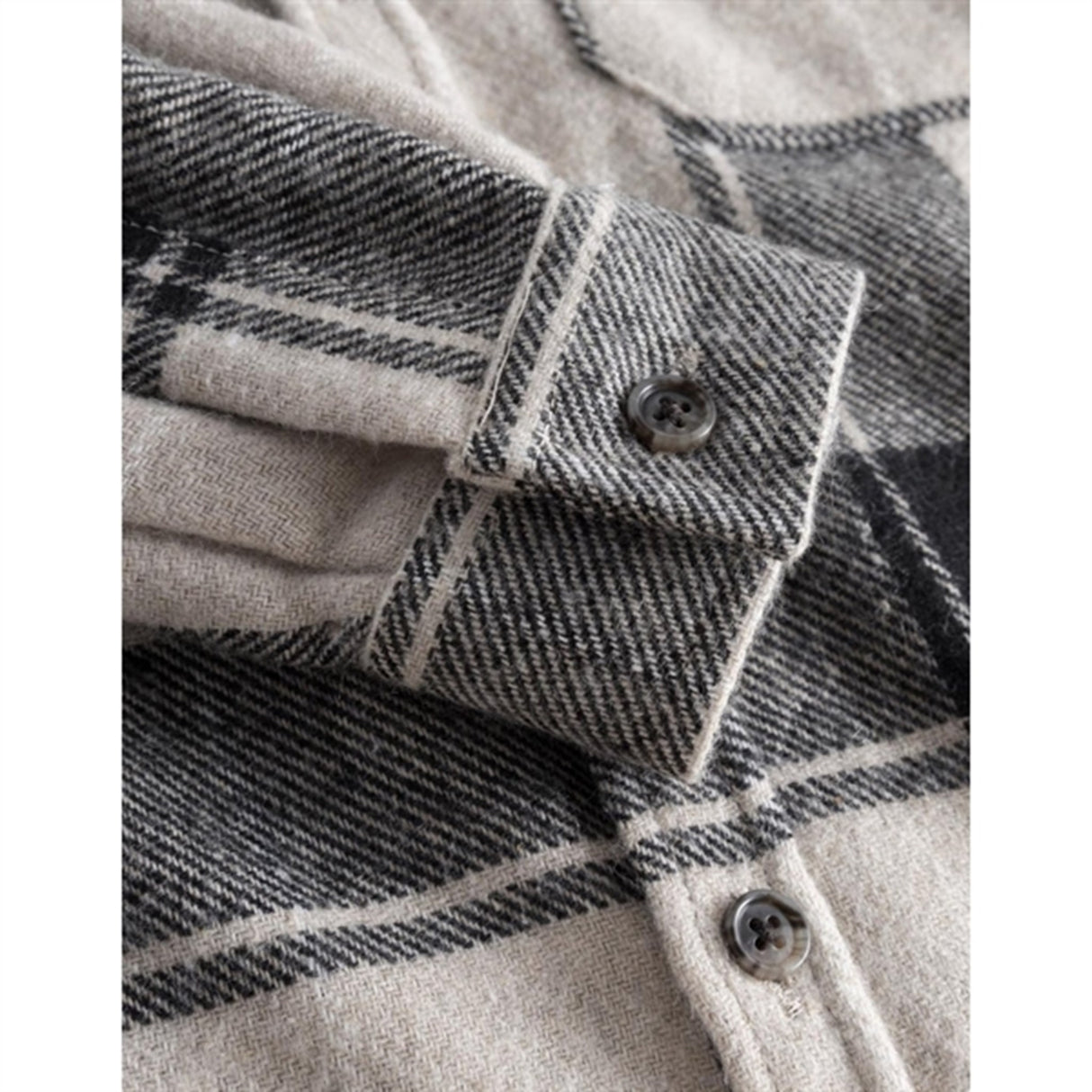 Les Deux Kids Dusty Teak/Black Lennon Check Overshirt 4