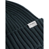 Les Deux Kids Pine Green Walter Bomuld Rib Beanie 2