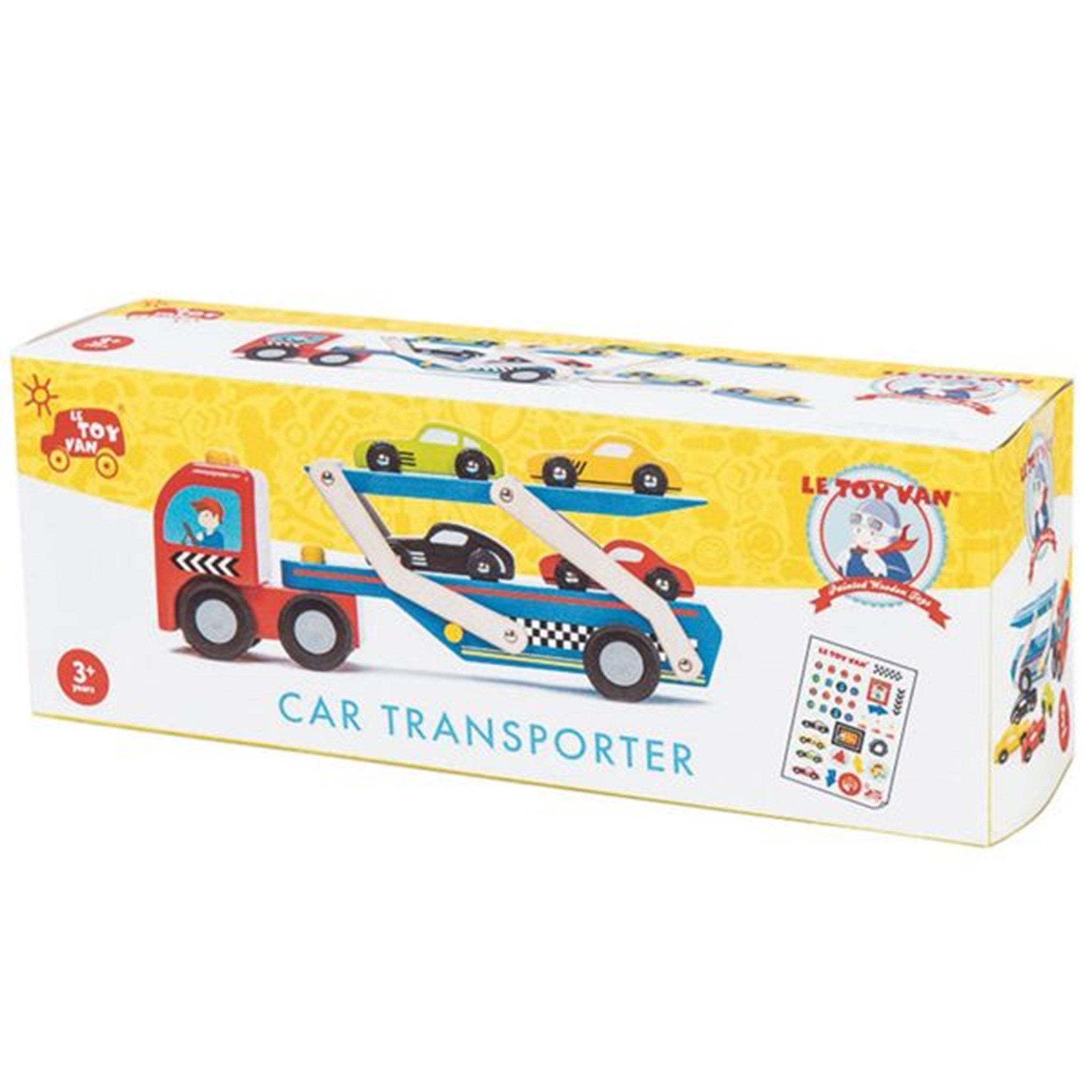 Le Toy Van Race Car Transporter Set 3