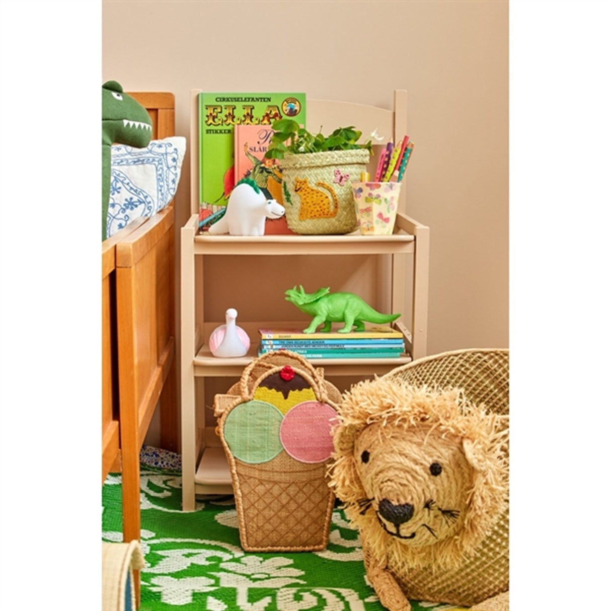 RICE White LED Lampe Dinosaur