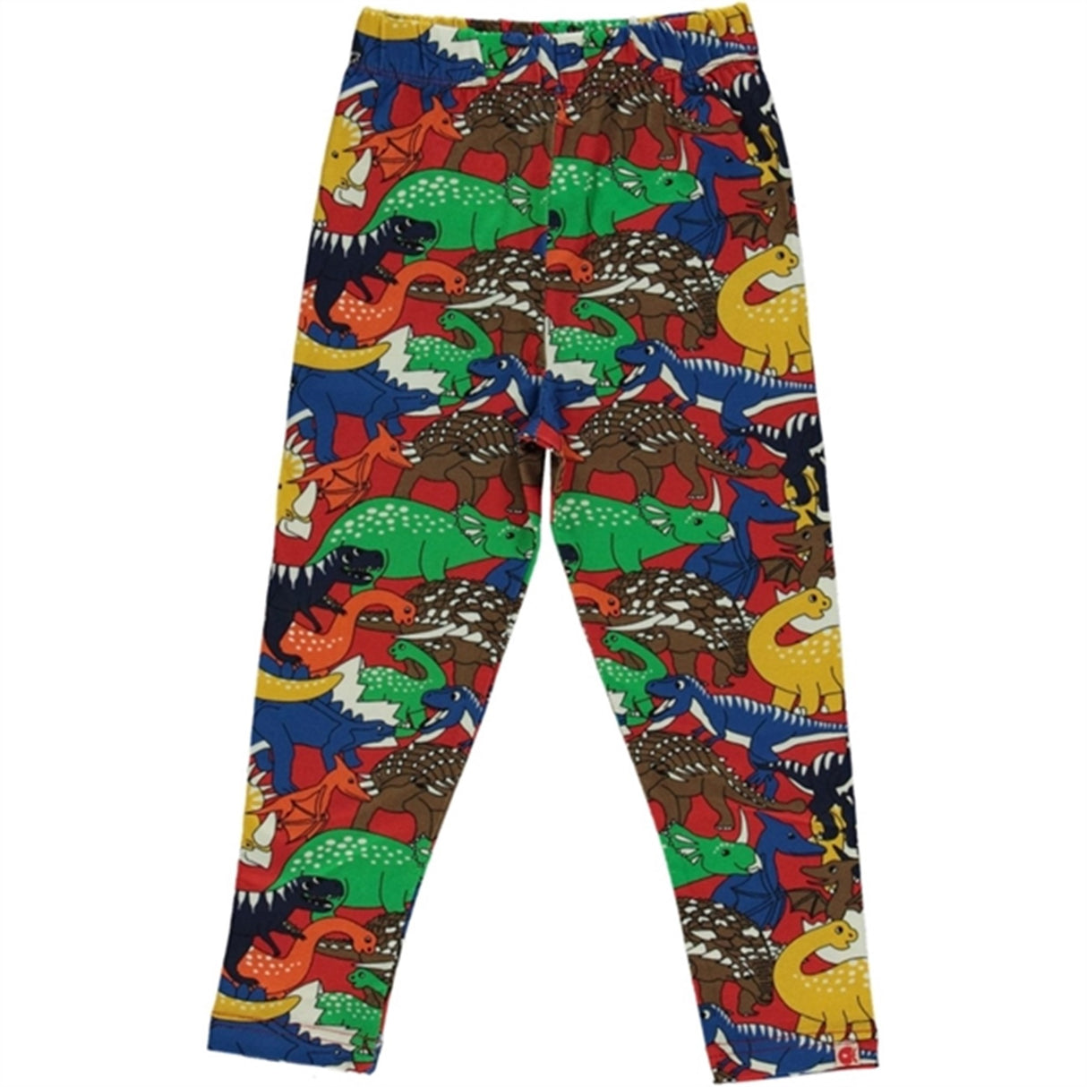 Småfolk Apple Red Dinosaur Leggings