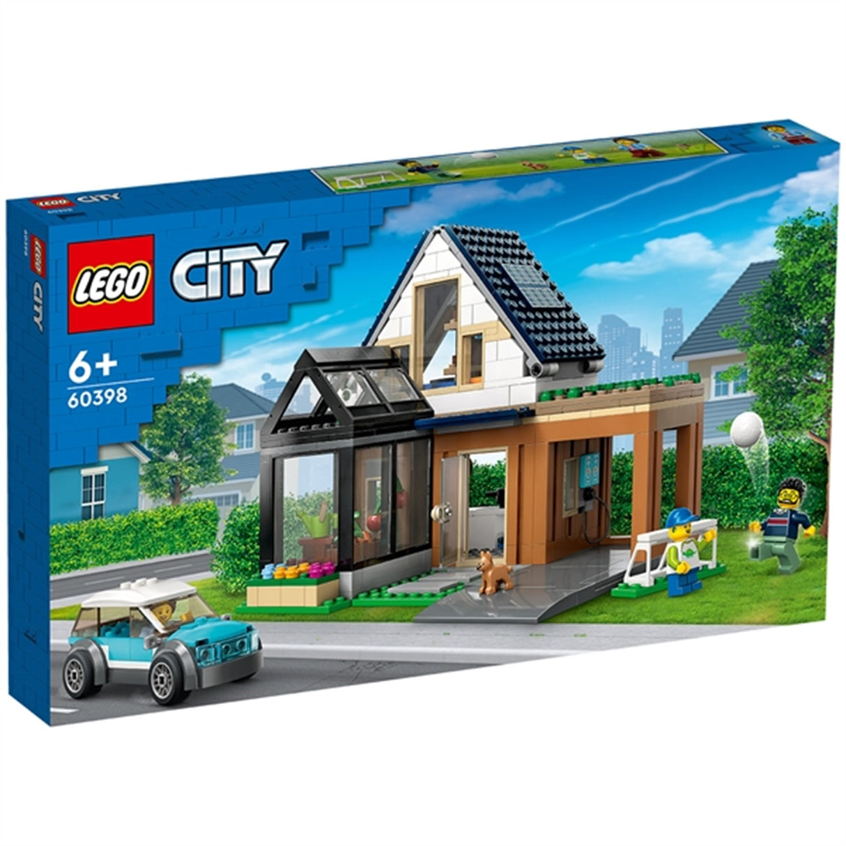 LEGO® City Familiehus og Elbil
