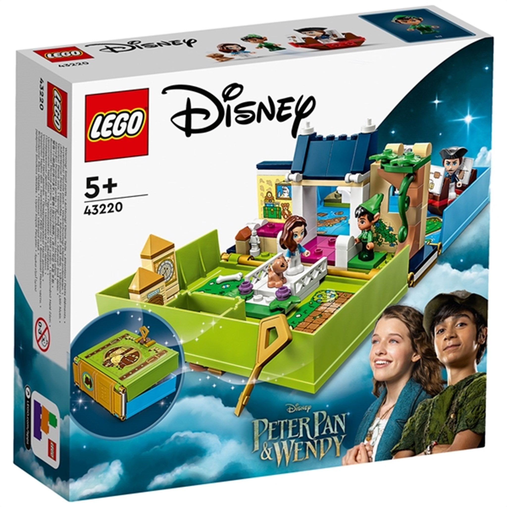 LEGO® Disney™ Peter Pan og Wendys Bog Eventyr