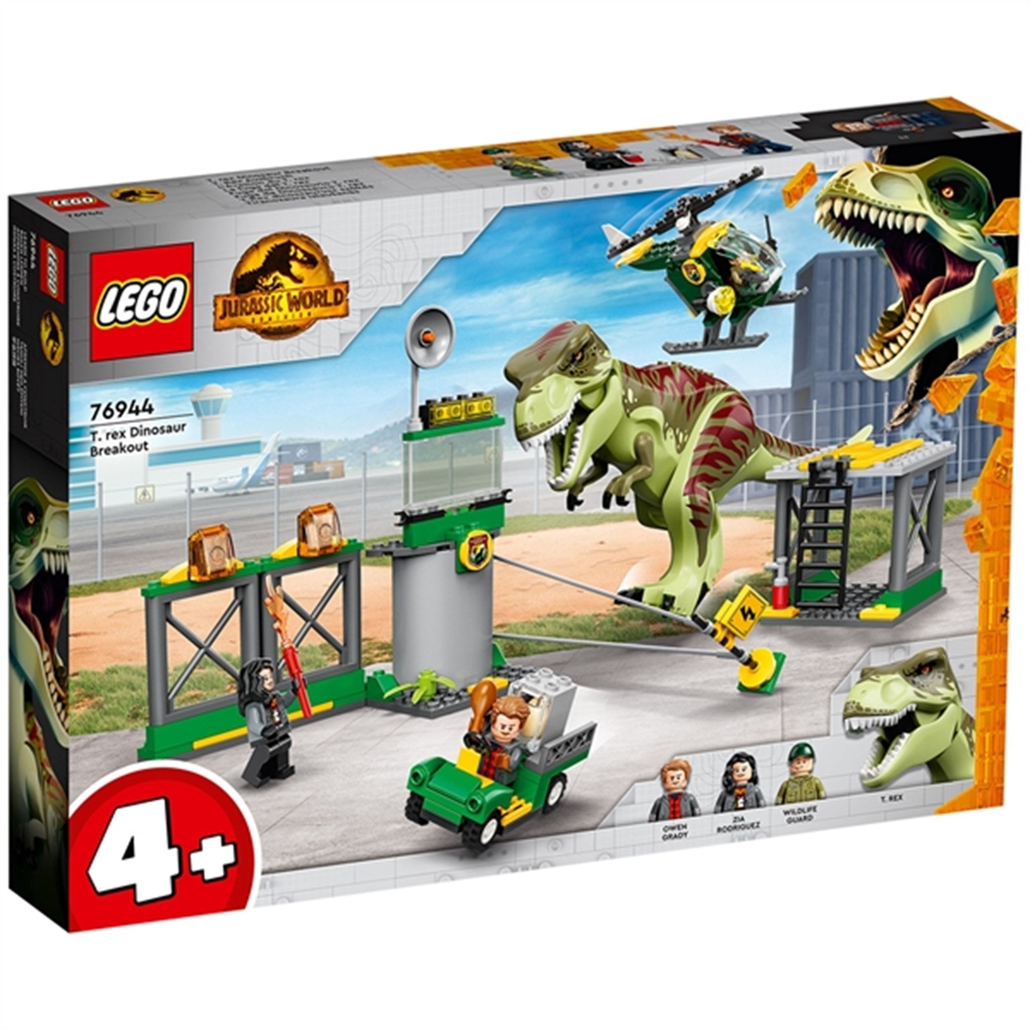 LEGO® Jurassic World™ T. Rex på Dinosaurflugt