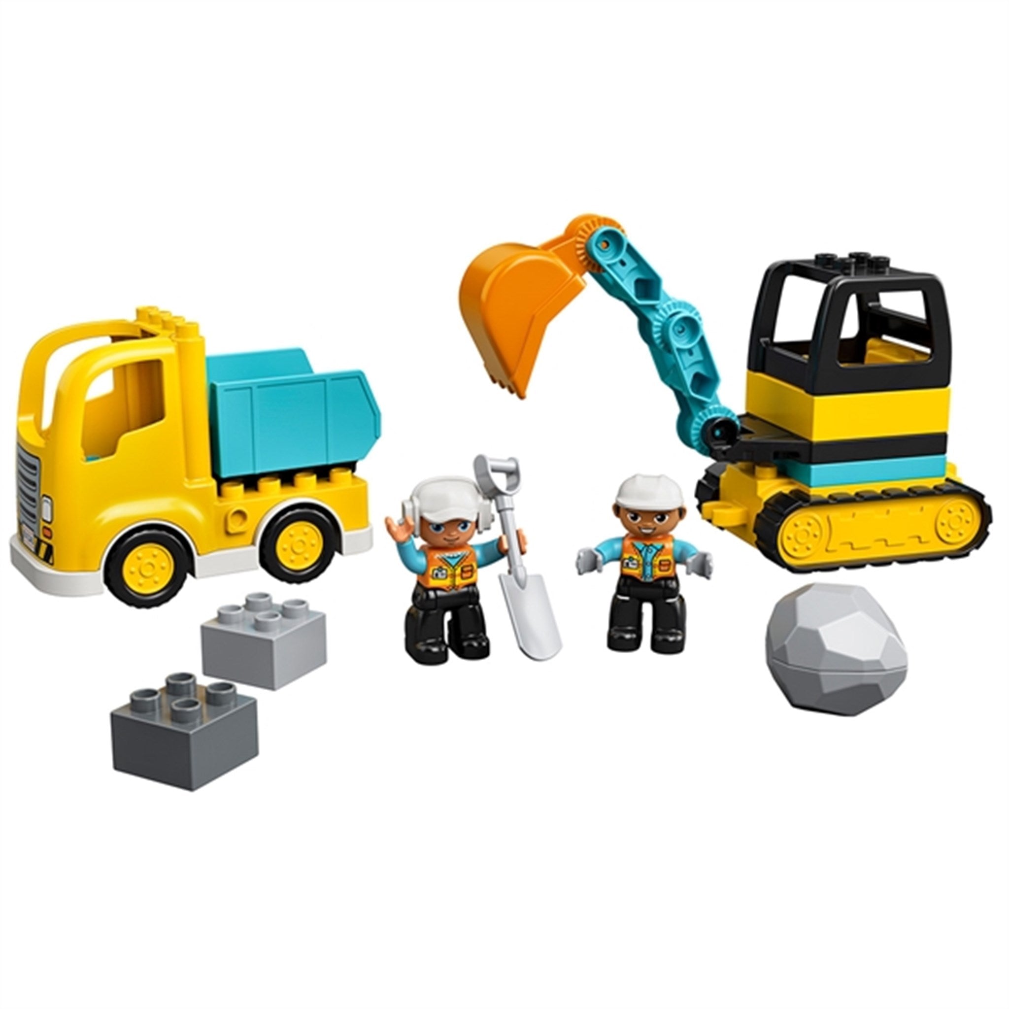 LEGO® DUPLO® Lastbil og Gravemaskine på Larvefødder 6