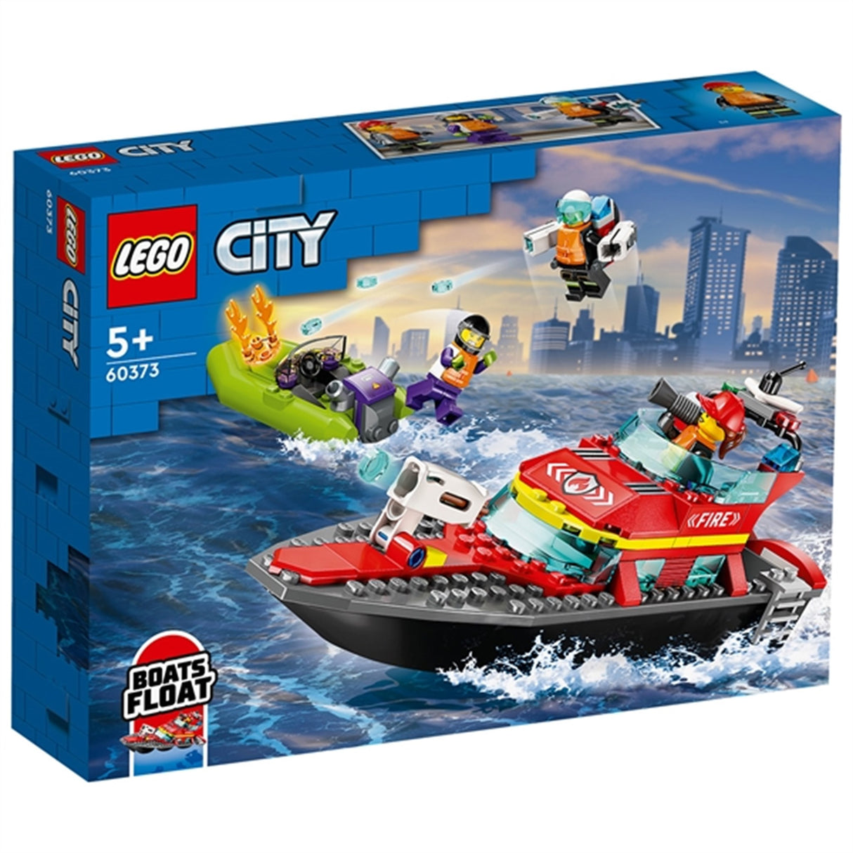 LEGO® City Brandvæsnets Redningsbåd