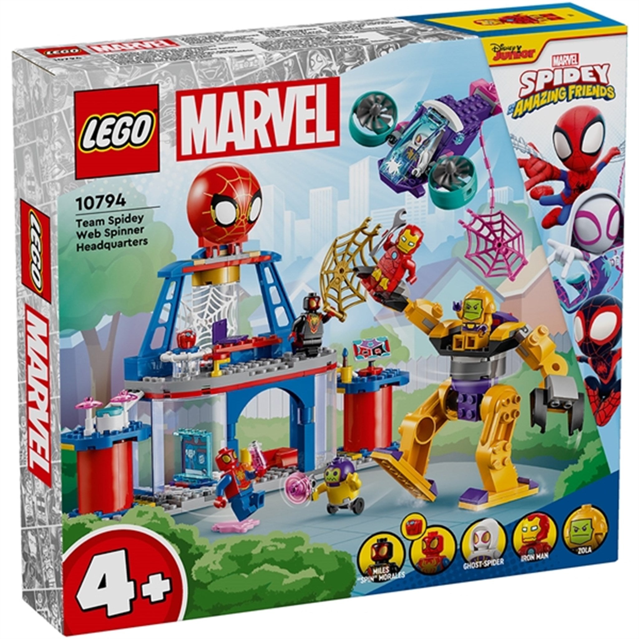LEGO® Marvel Team Spideys Netspinder Hovedkvarter