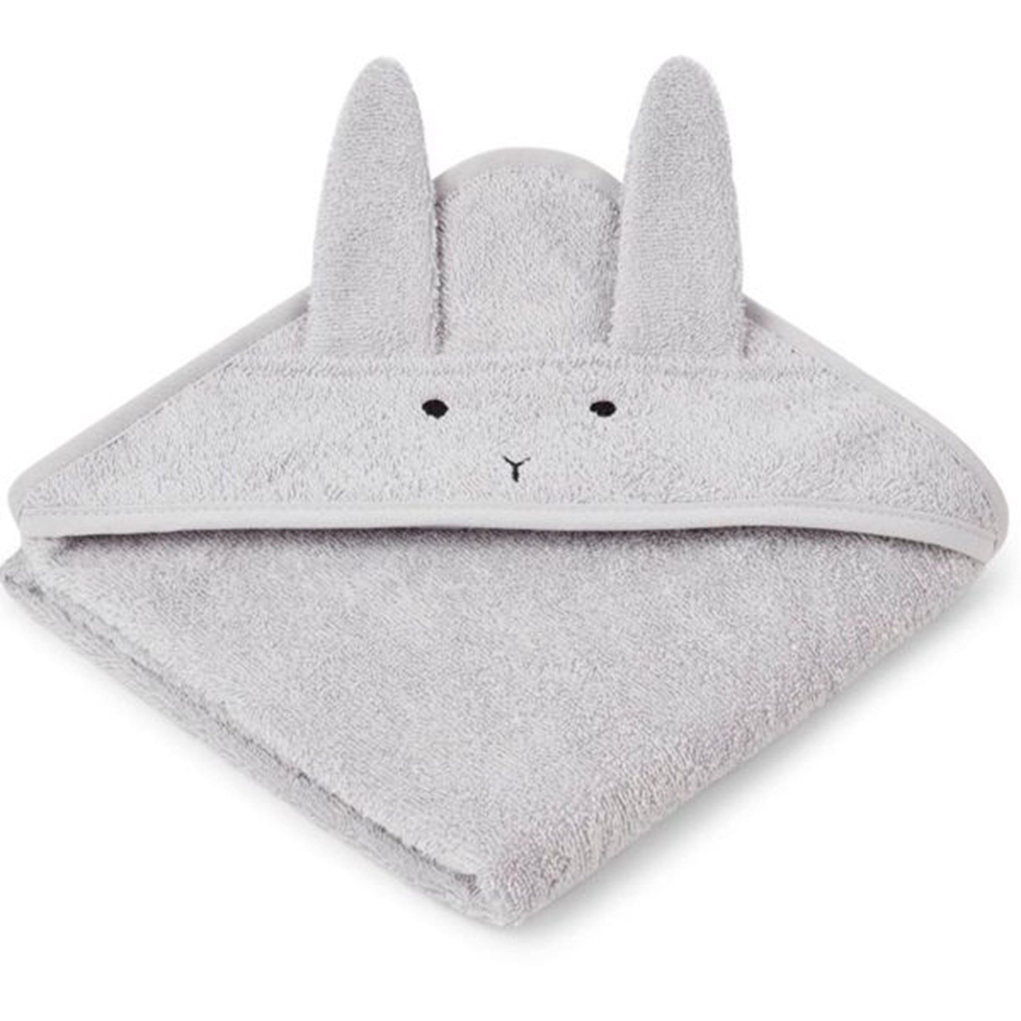 Liewood Albert Babyhåndklæde Rabbit Dumbo Grey